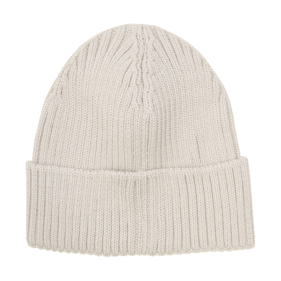 Huttelihut Czapka Merino Beanie Wool Knit Sand Melange - obrazek 2