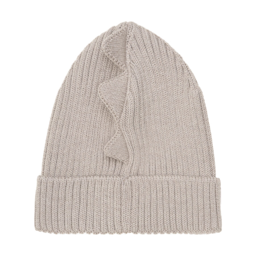 Huttelihut Czapka Beani Merino Dino Camel Melange - obrazek 2
