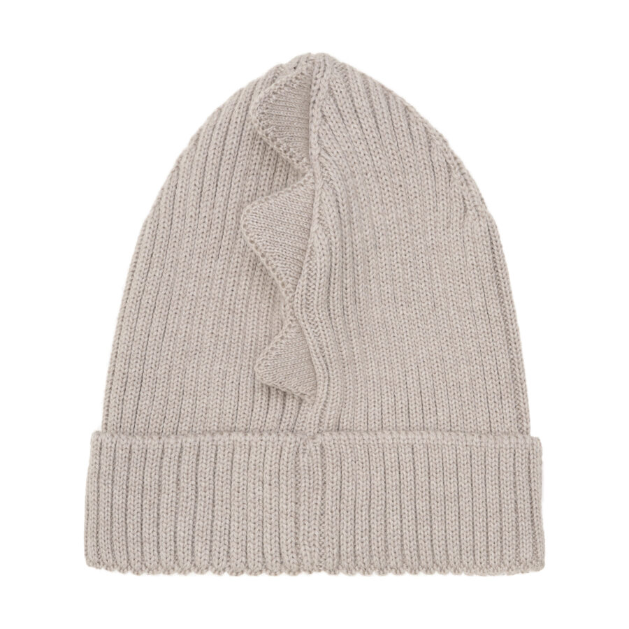 Huttelihut Czapka Beani Merino Dino Camel Melange - obrazek 2