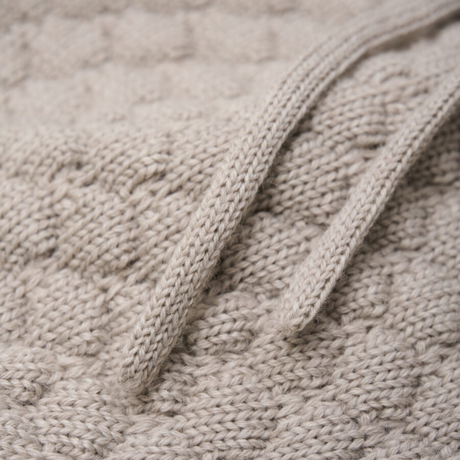 Huttelihut Czapka Bonetka Niemowlęca Merino Pompom - obrazek 3