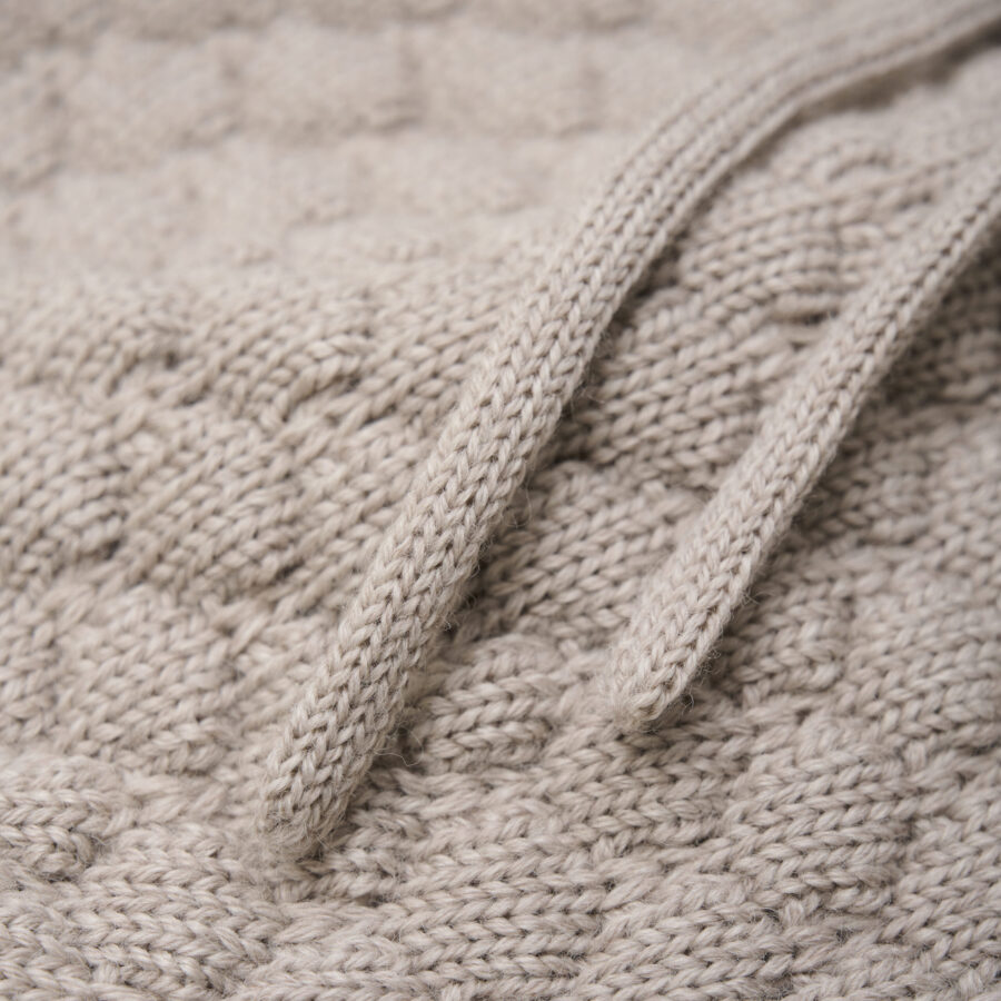 Huttelihut Czapka Bonetka Niemowlęca Merino Pompom - obrazek 3