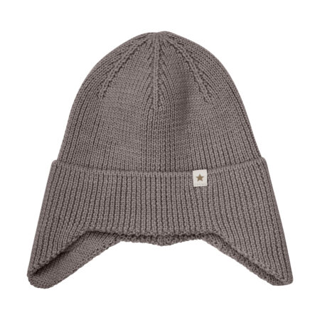Huttelihut Czapka Merino Windstop Brown Melnage