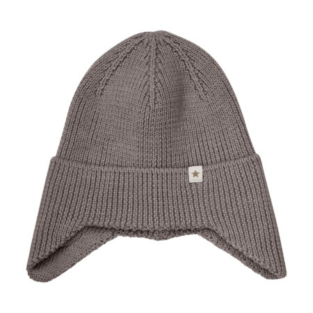 Huttelihut Czapka Merino Windstop Brown Melnage
