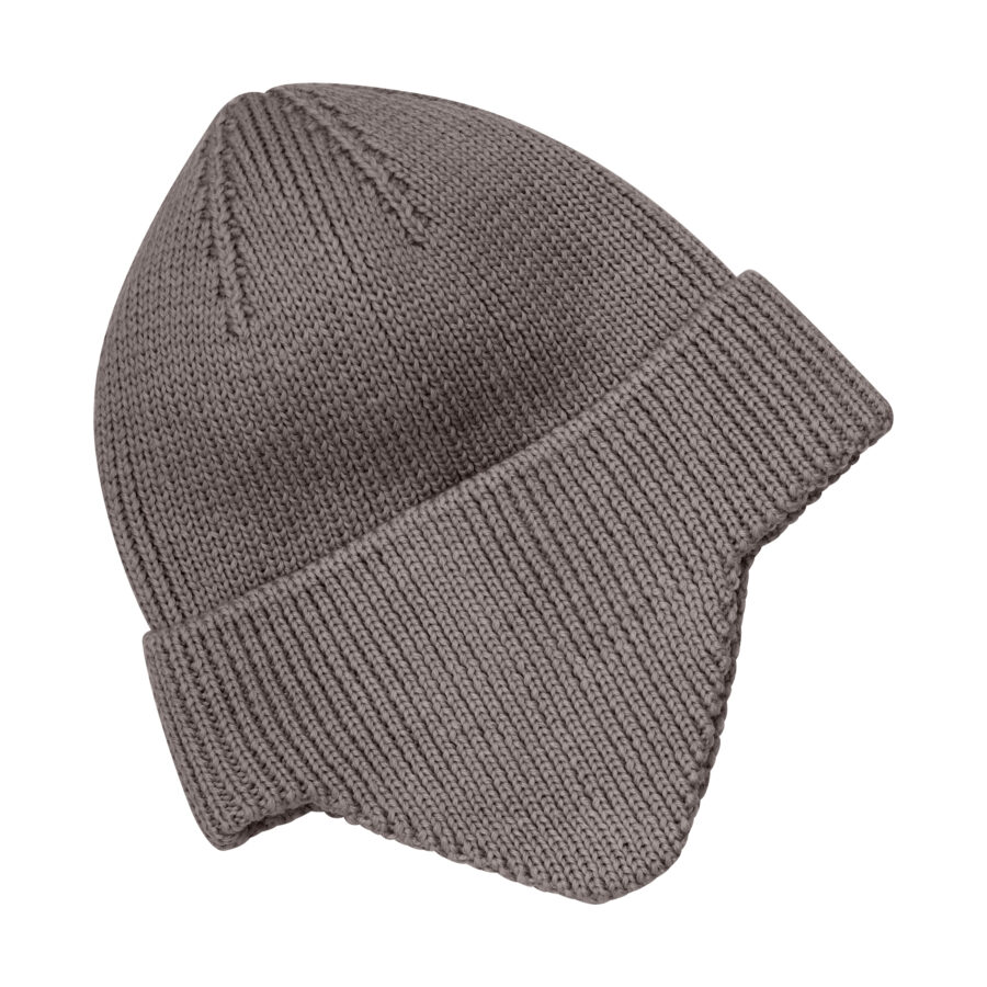 Huttelihut Czapka Merino Windstop Brown Melnage - obrazek 2