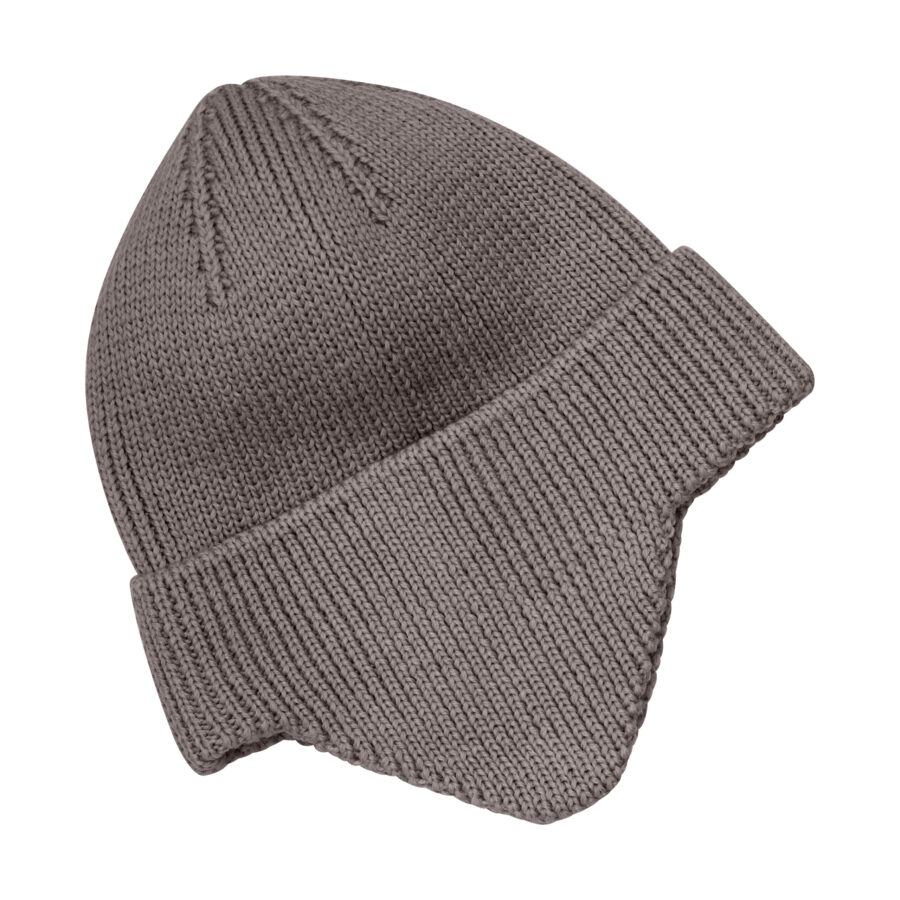 Huttelihut Czapka Merino Windstop Brown Melnage - obrazek 2