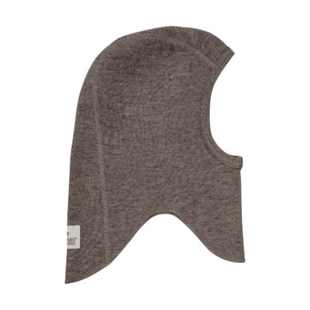 Huttelihut Kominiarka Wool Merino Rib Brown Melange