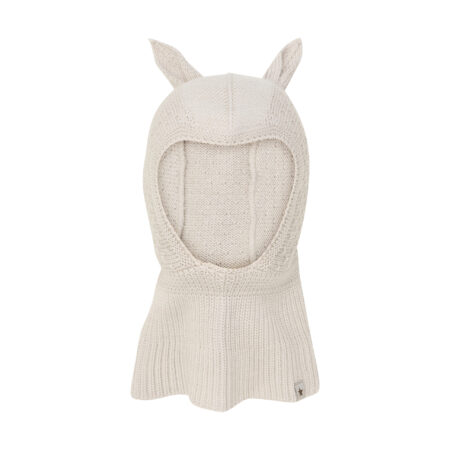Huttlelihut Kominiarka Merino Ears Wool Knit Sand Melange