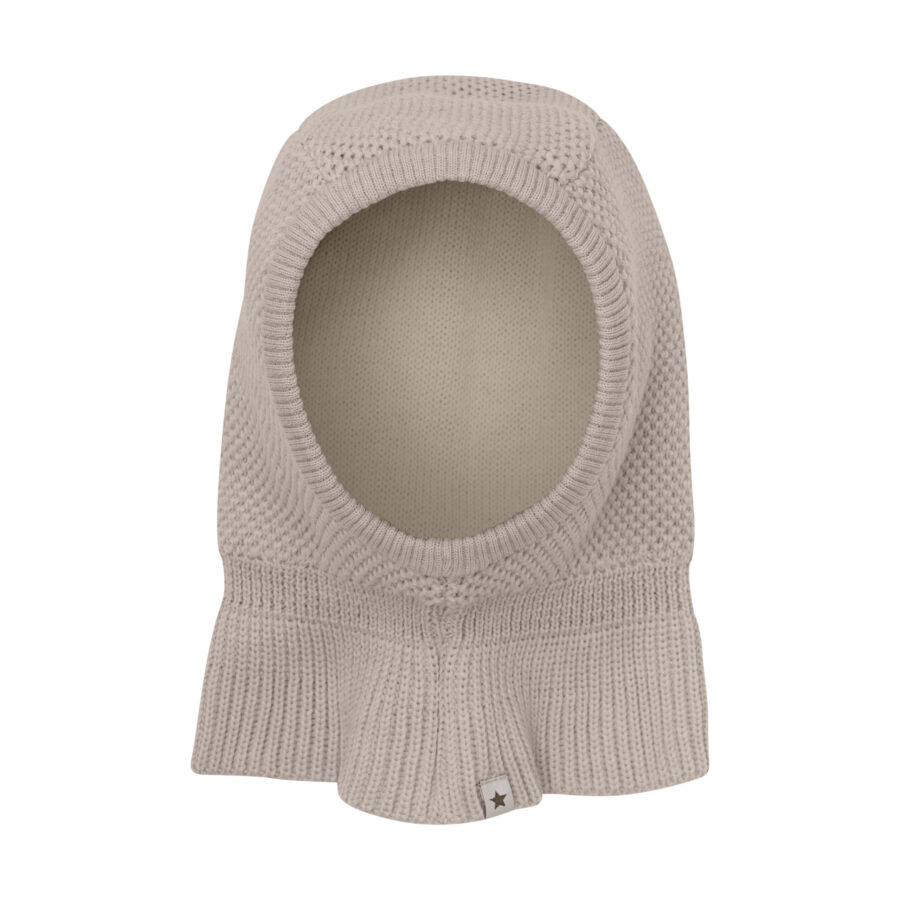 Huttelihut Kominiarka Wool Knit Windstop Camel Melange - obrazek 2