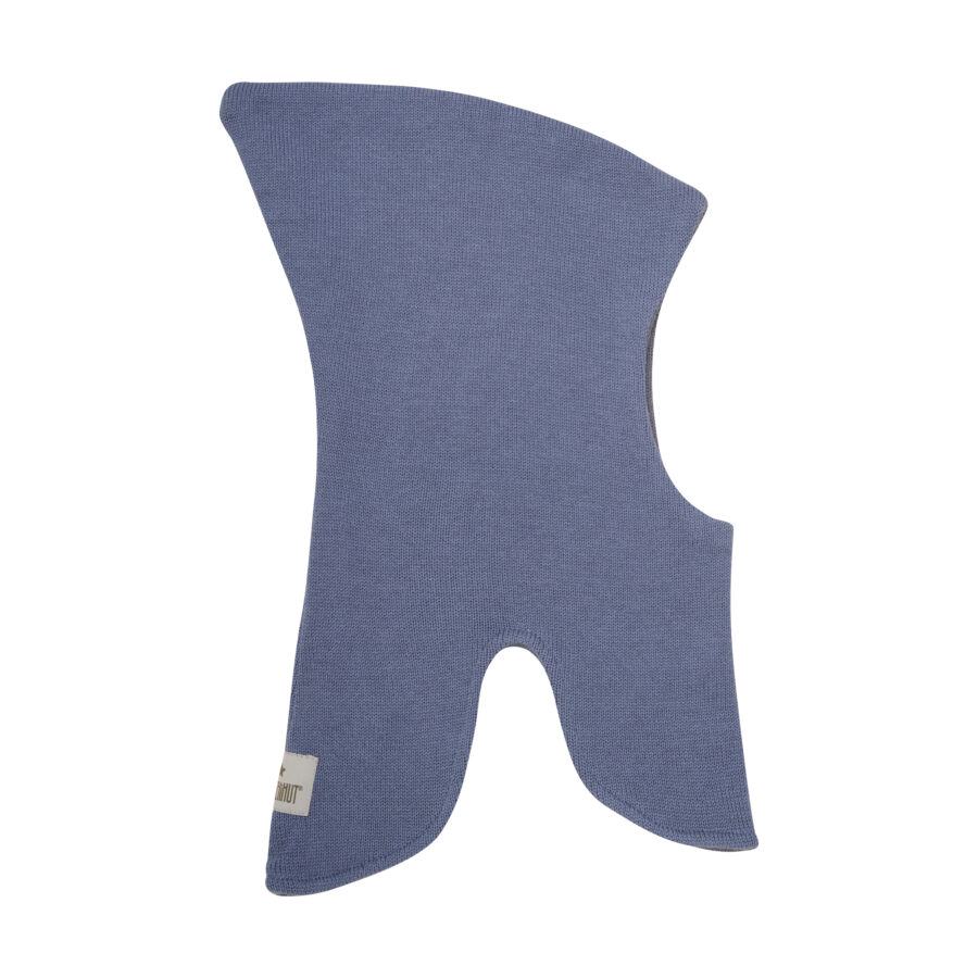 Huttelihut Kominiarka Balaclava Wool Knit Windstop Folkstone Gray
