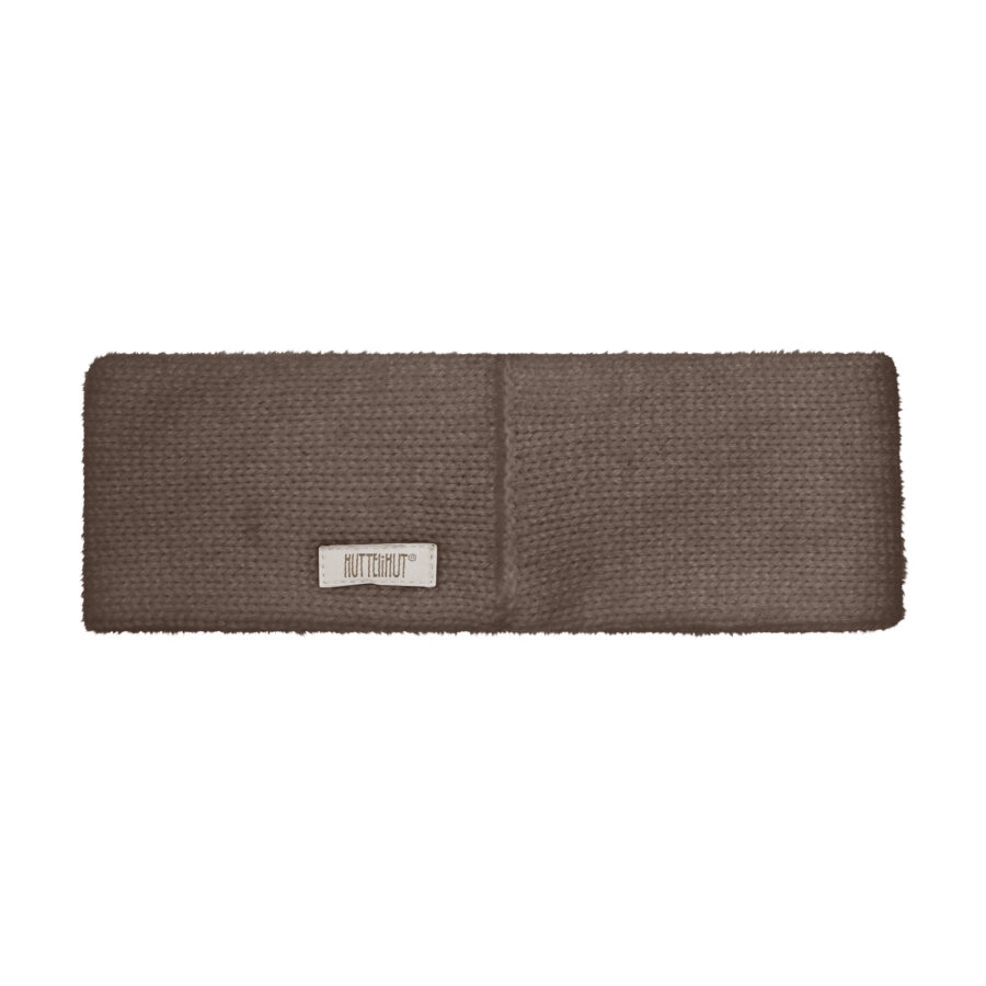 Huttelihut Opaska Wełniana Merino Brown Melnage - obrazek 2
