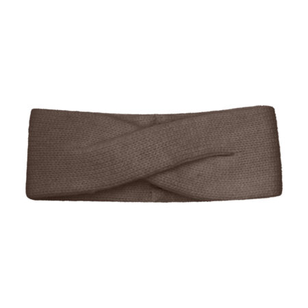 Huttelihut Opaska Wełniana Merino Brown Melnage