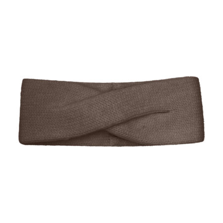 Huttelihut Opaska Wełniana Merino Brown Melnage
