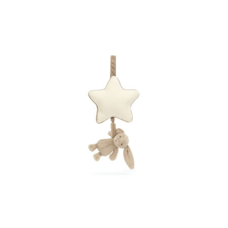 Jellycat Króliczek z Gwiazdką i Pozytywką Beżowy 30 cm