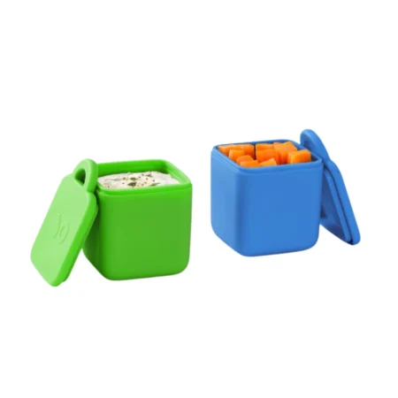 Omie OmieDip Dwa Szczelne Pojemniczki Sea blue/Green