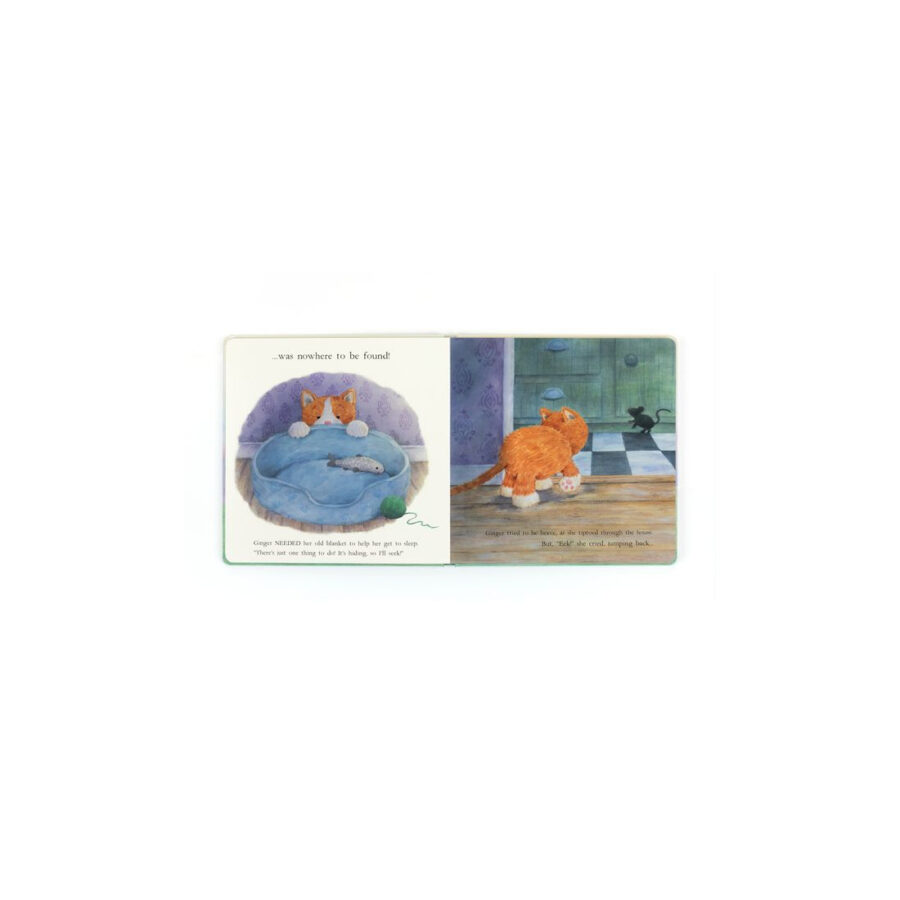 Jellycat „Ginger, the Courageous Kitten” Książeczka dla Dzieci - obrazek 2
