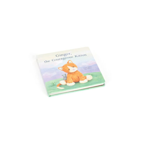 Jellycat „Ginger, the Courageous Kitten” Książeczka dla Dzieci