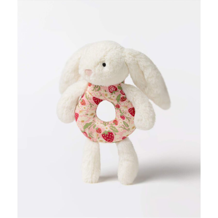 Jellycat Króliczek „Berry” Grzechotka 18 cm - obrazek 6