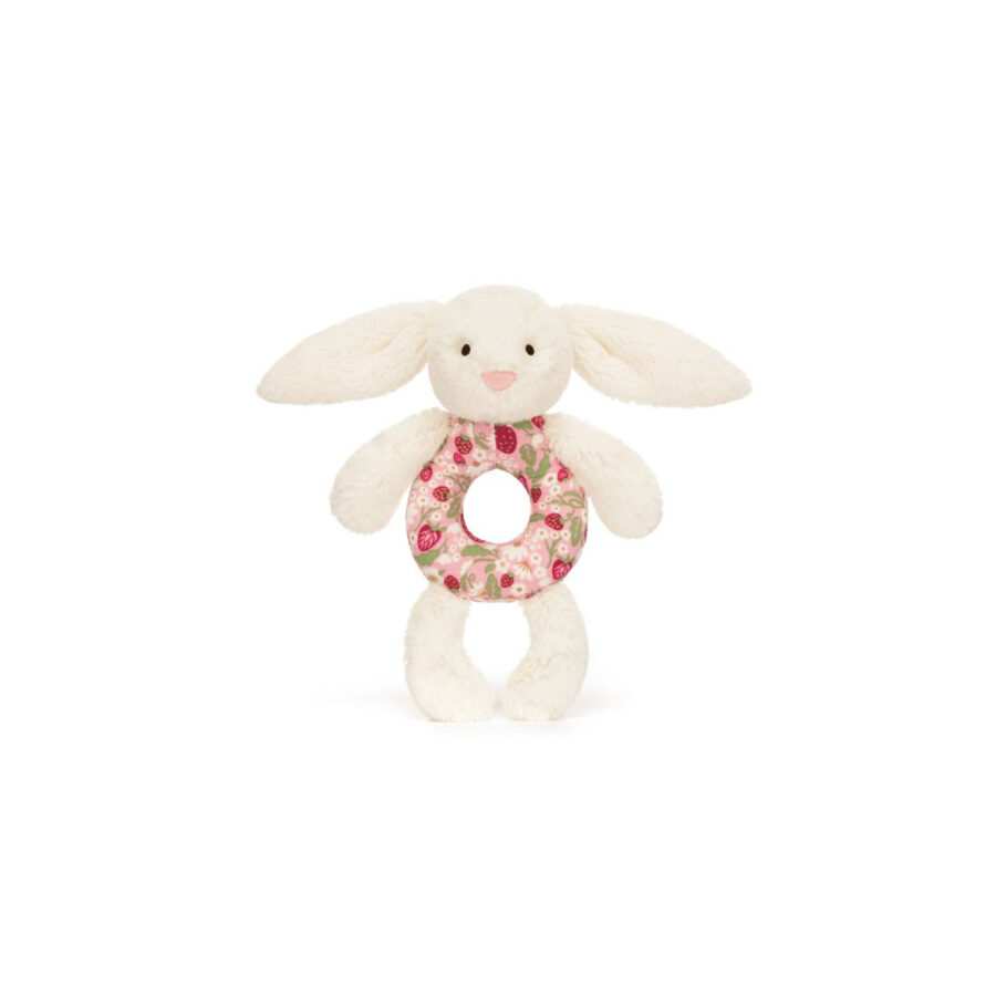 Jellycat Króliczek „Berry” Grzechotka 18 cm - obrazek 4