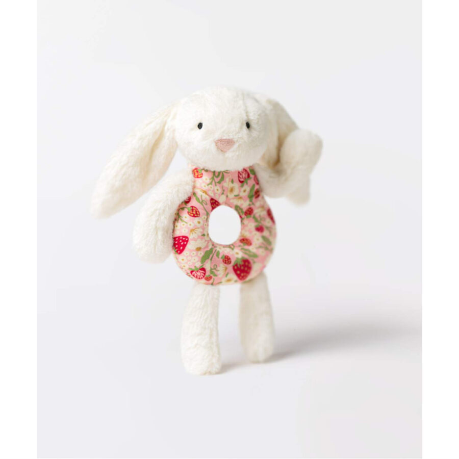 Jellycat Króliczek „Berry” Grzechotka 18 cm - obrazek 5