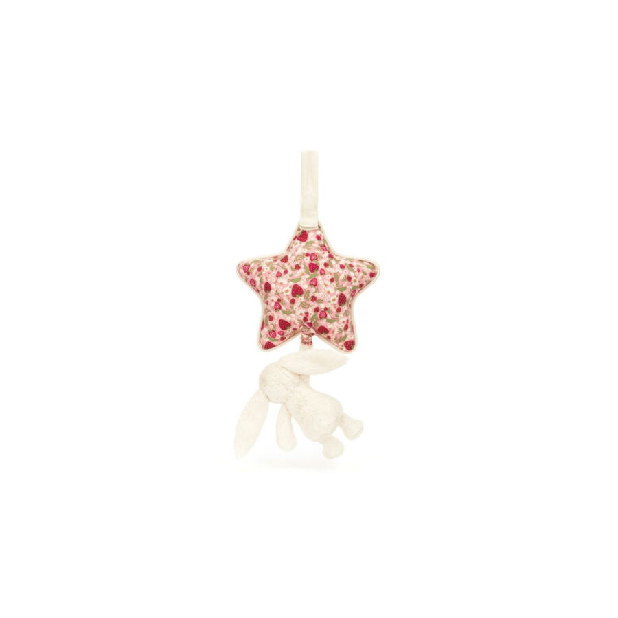Jellycat Króliczek „Berry” z Gwiazdką i Pozytywką 30 cm - obrazek 3