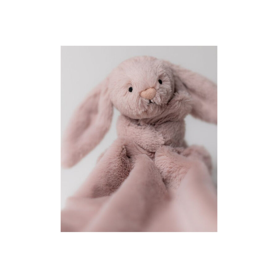 Jellycat Króliczek LUX Szmatka Przytulanka Pudrowy Róż 34 c - obrazek 10