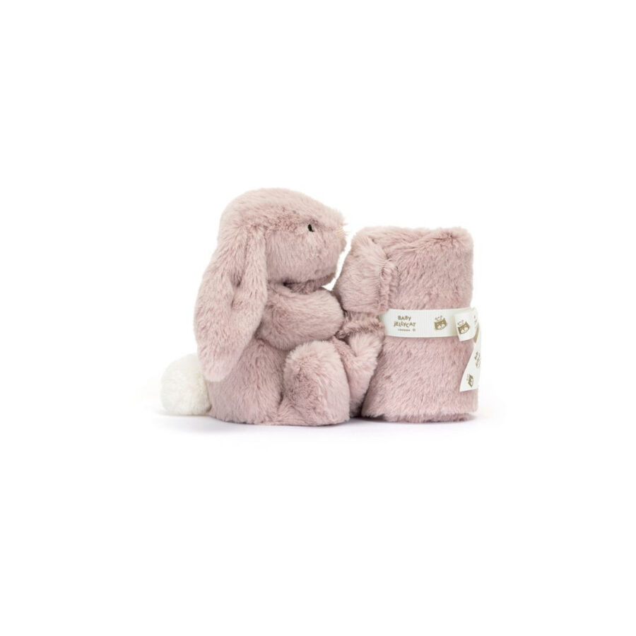 Jellycat Króliczek LUX Szmatka Przytulanka Pudrowy Róż 34 c - obrazek 4