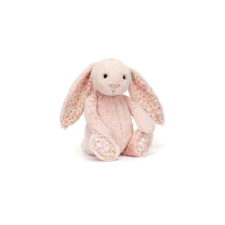 Jellycat Króliczek z Kwiecistymi Uszami Pudrowy Róż „Cherry” 31 cm