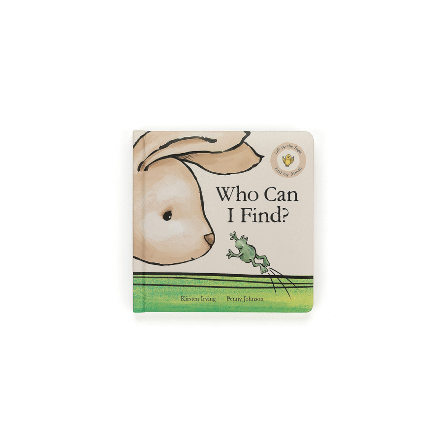 Jellycat „Who Can I Find” Książeczka dla Dzieci