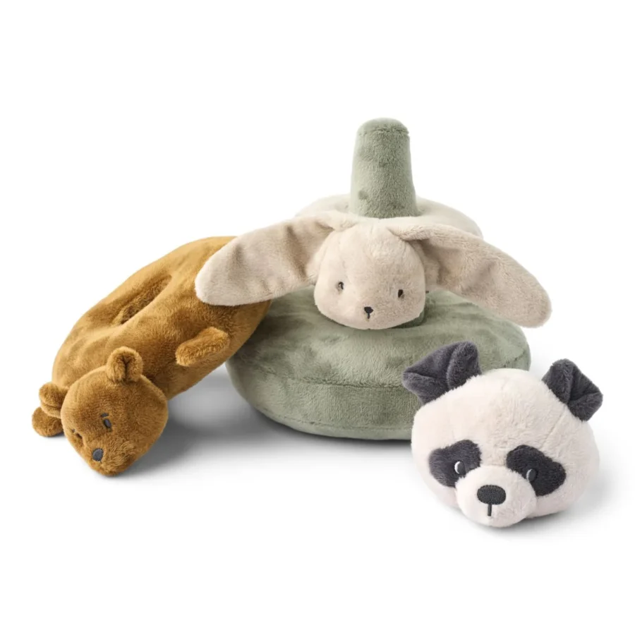 Liewood Pluszowa Wieża Sannie Plush Stacking Tower Sandy Multi Mix - obrazek 2