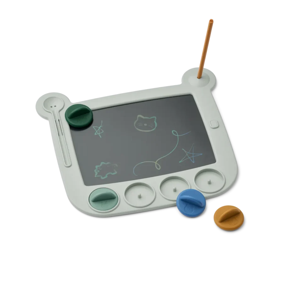 Liewood Tablet/Tablica Do Rysowania LCD Ze Stemplami Dove Blue Multi Mix - obrazek 2
