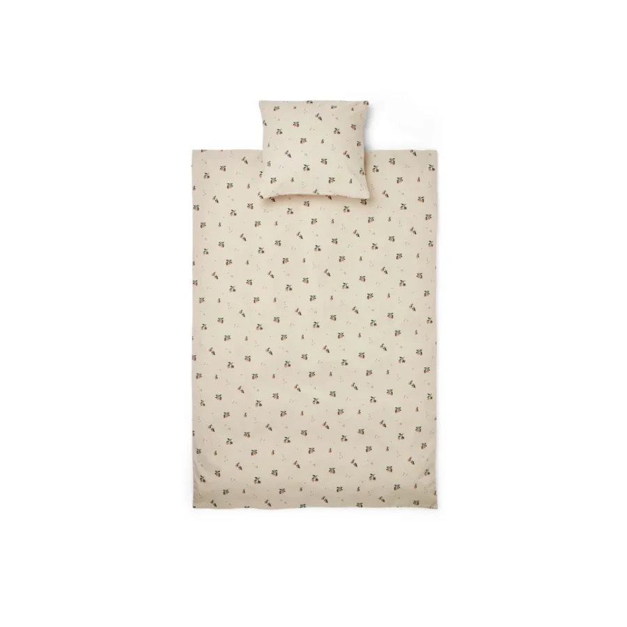 Liewood Zestaw Pościeli Baby Carmen 70x100 cm Peach/Sea Shell - obrazek 2