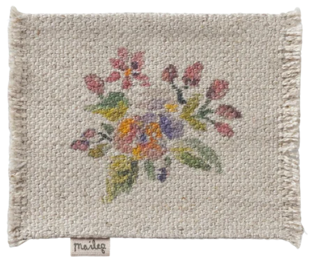 Maileg Akcesoria dla lalek - Rug, Flowers - Small