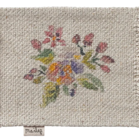 Maileg Akcesoria dla lalek - Rug, Flowers - Small