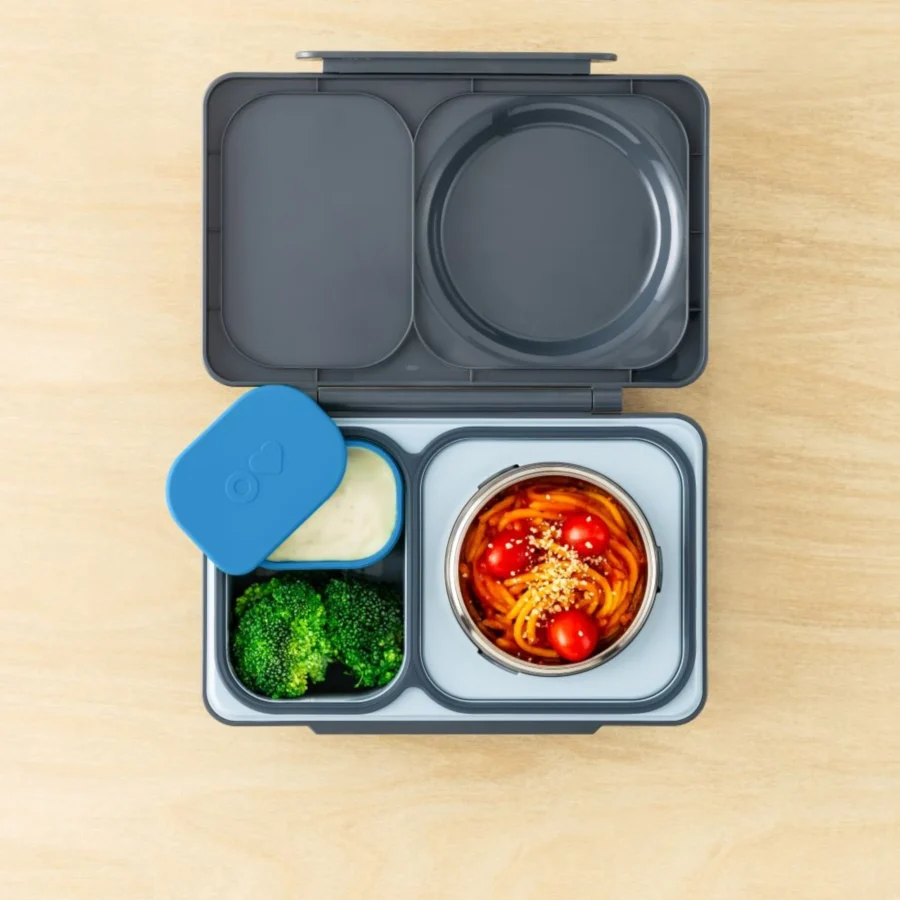Omie Omiebox Up Dip Dwa Szczelne Pojemniczki, Blue/Orange - obrazek 4