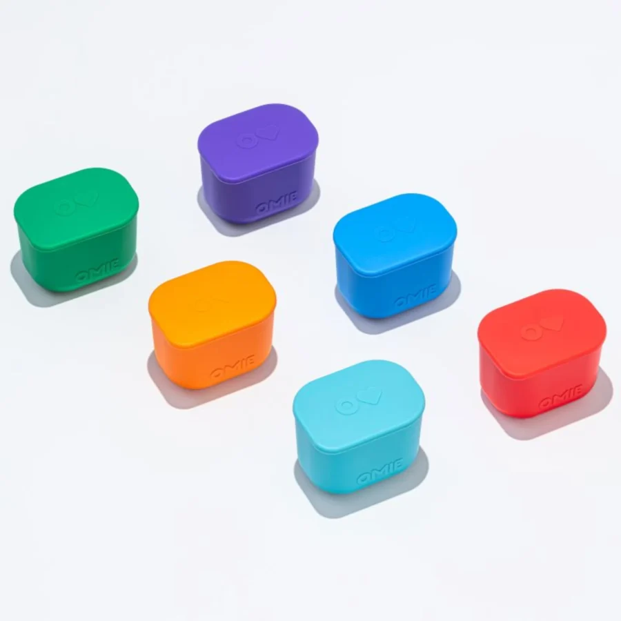 Omie Omiebox Up Dip Dwa Szczelne Pojemniczki, Pink/Teal - obrazek 2