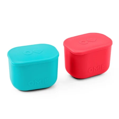 Omie Omiebox Up Dip Dwa Szczelne Pojemniczki, Pink/Teal