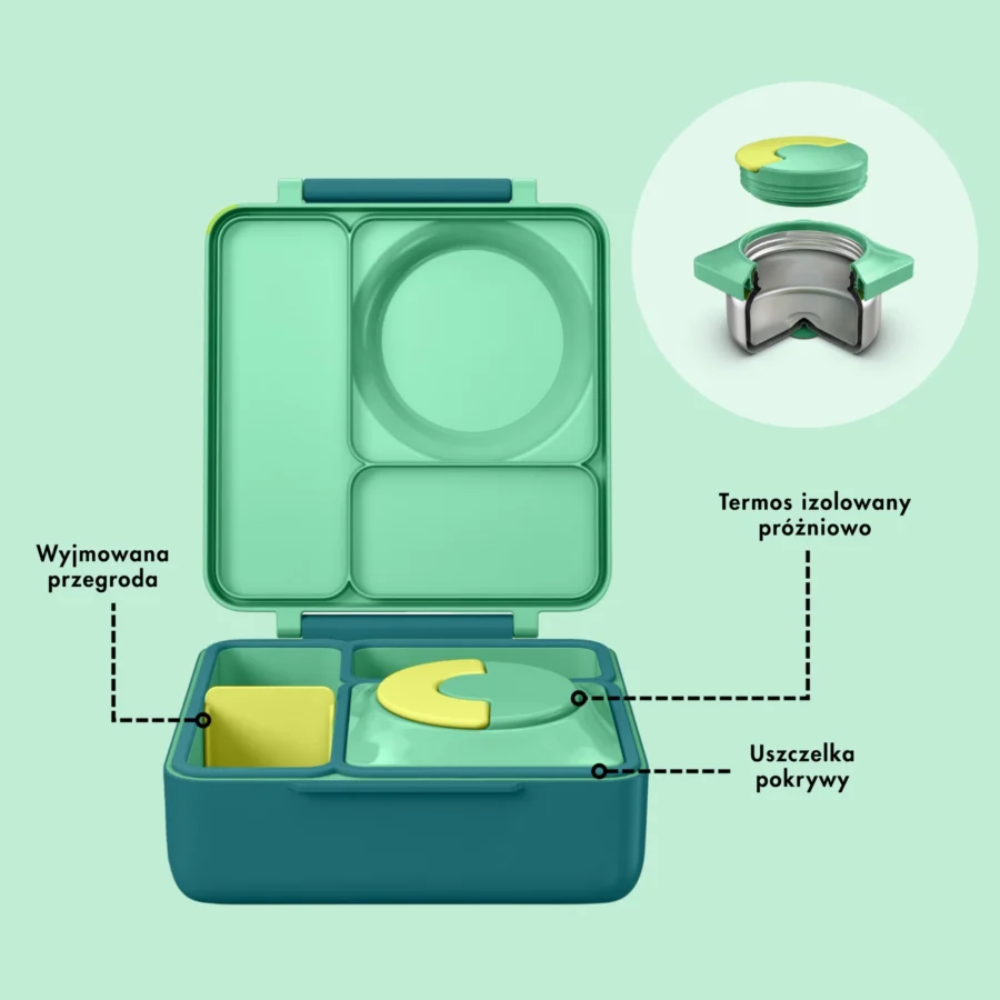 Omie Omiebox Lunch Box Z Termosem, Meadow - obrazek 6