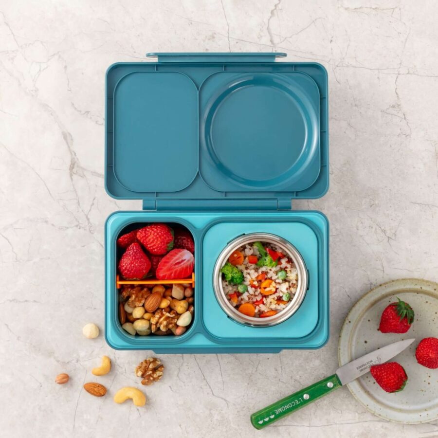 Omie Omiebox Up Lunch Box Z Termosem, Teal Green - obrazek 5