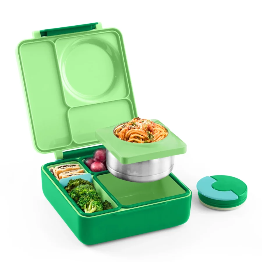Omie Omiebox Lunch Box Z Termosem, Apple Green - obrazek 2