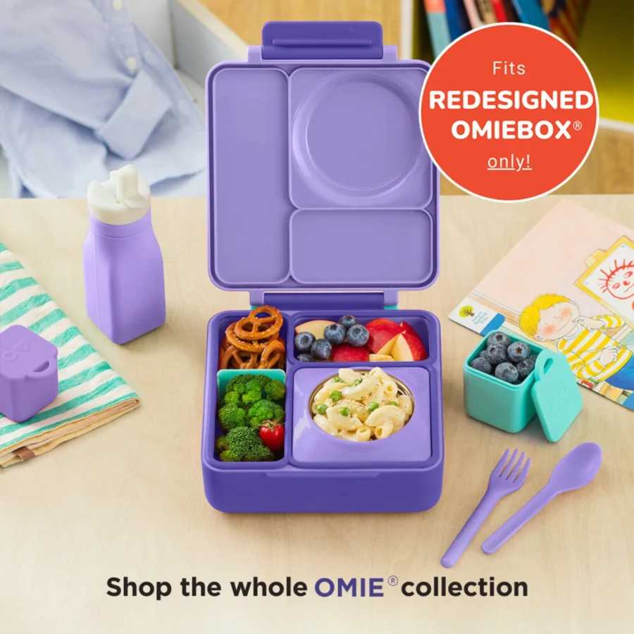 Omie Omiebottle Silikonowy Bidon Dla Dzieci, Lilac - obrazek 6