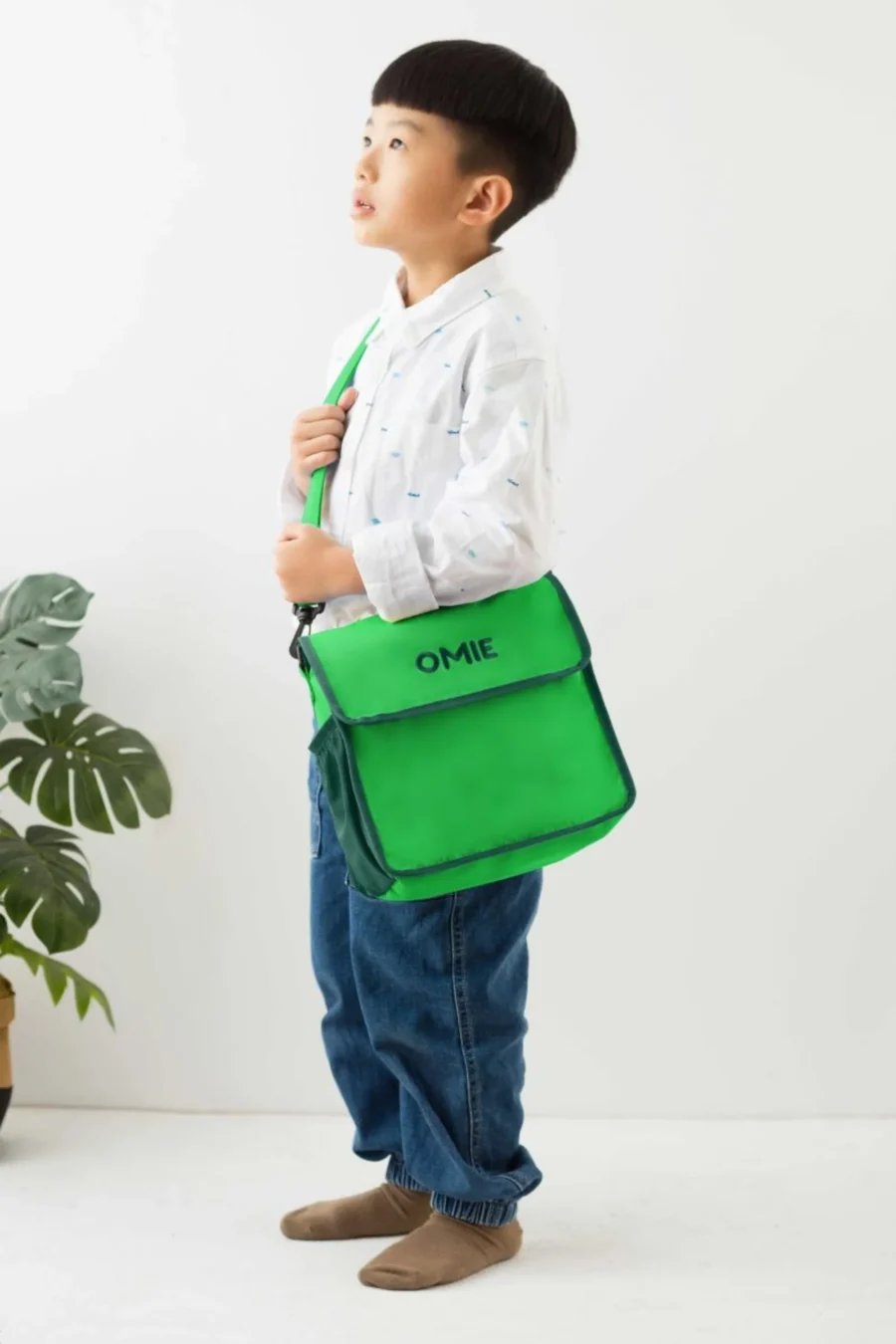 Omie Omietote Torba Lunchowa Dla Dzieci, Green - obrazek 4