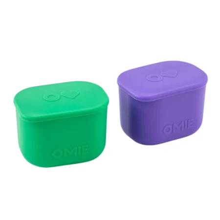 Omie Omiebox Up Dip Dwa Szczelne Pojemniczki, Purple/Green