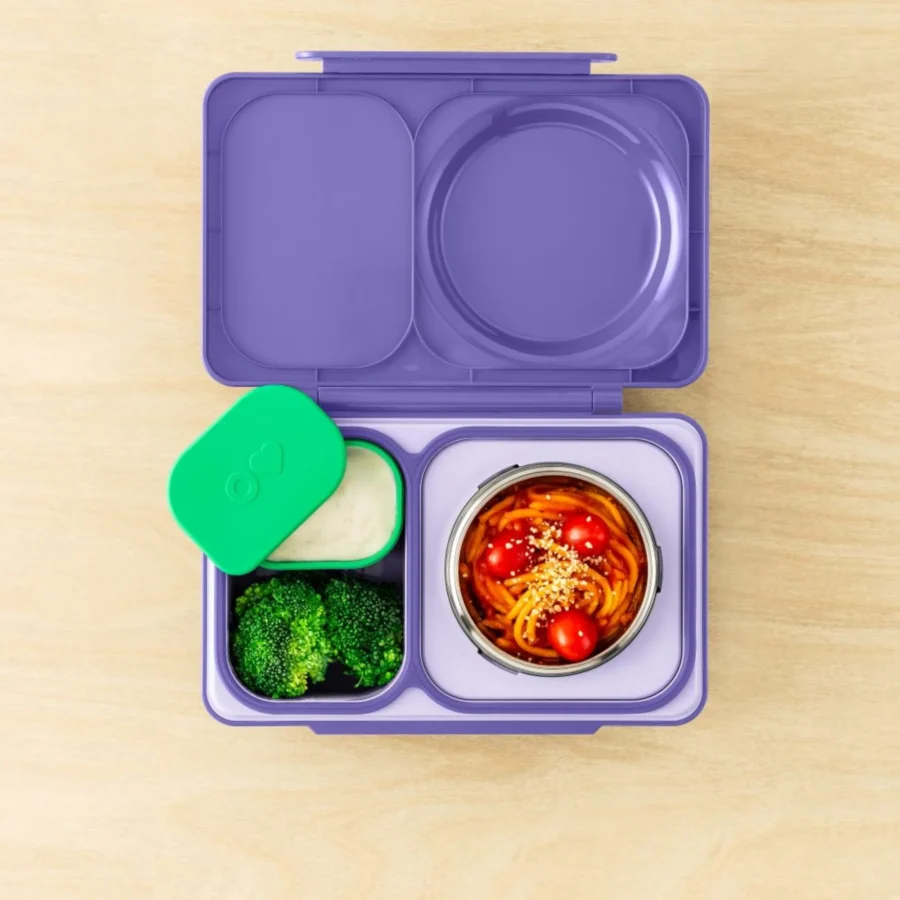 Omie Omiebox Up Dip Dwa Szczelne Pojemniczki, Purple/Green - obrazek 6
