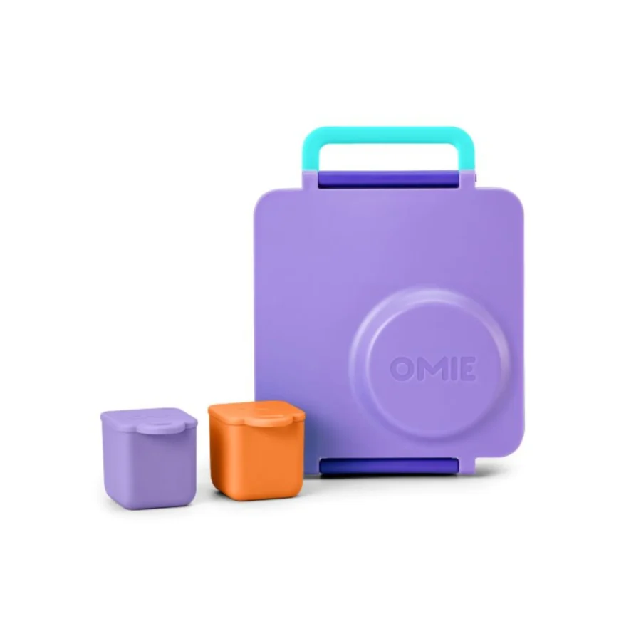 Omie OmieDip Dwa Szczelne Pojemniczki Purple/Orange - obrazek 2