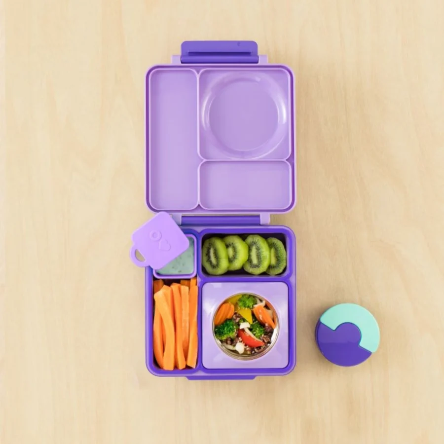 Omie OmieDip Dwa Szczelne Pojemniczki Purple/Orange - obrazek 4