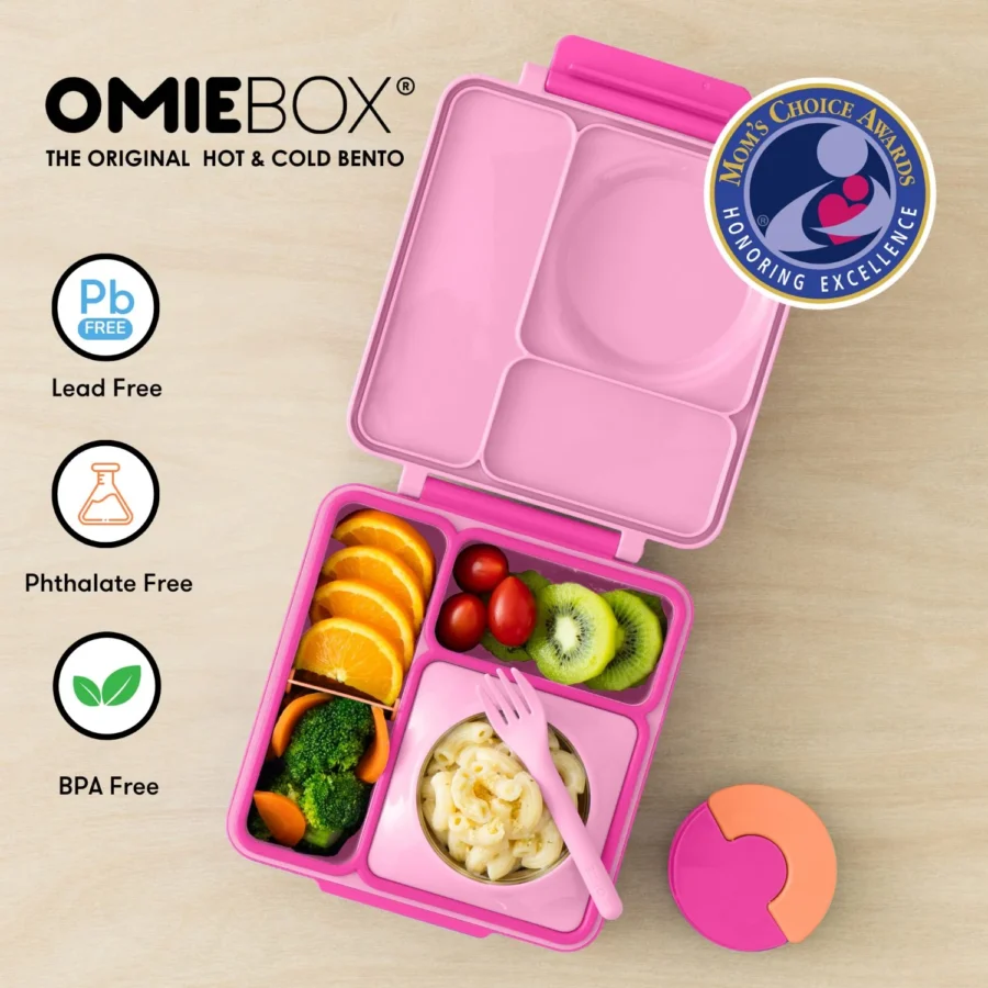 Omie Omiebox Lunch Box Z Termosem, Pixie Pink - obrazek 6