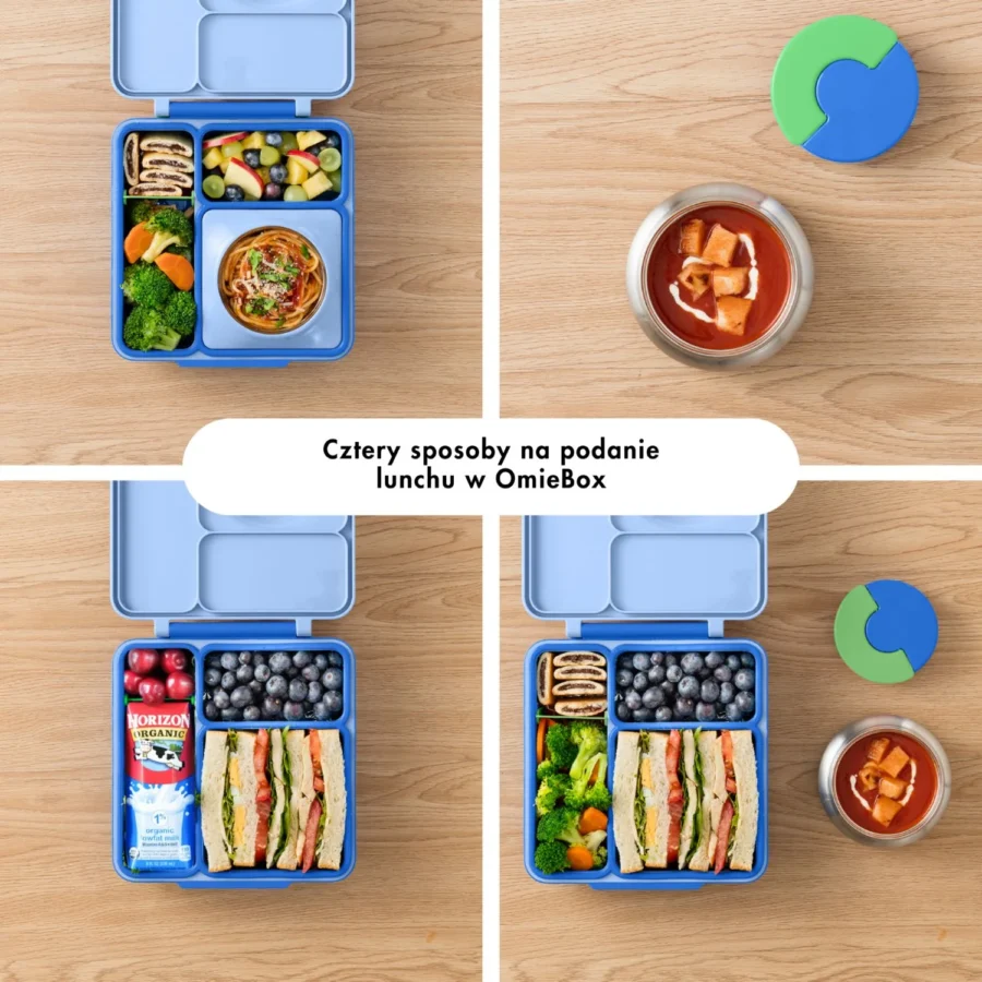 Omie Omiebox Lunch Box Z Termosem, Sea Blue - obrazek 5