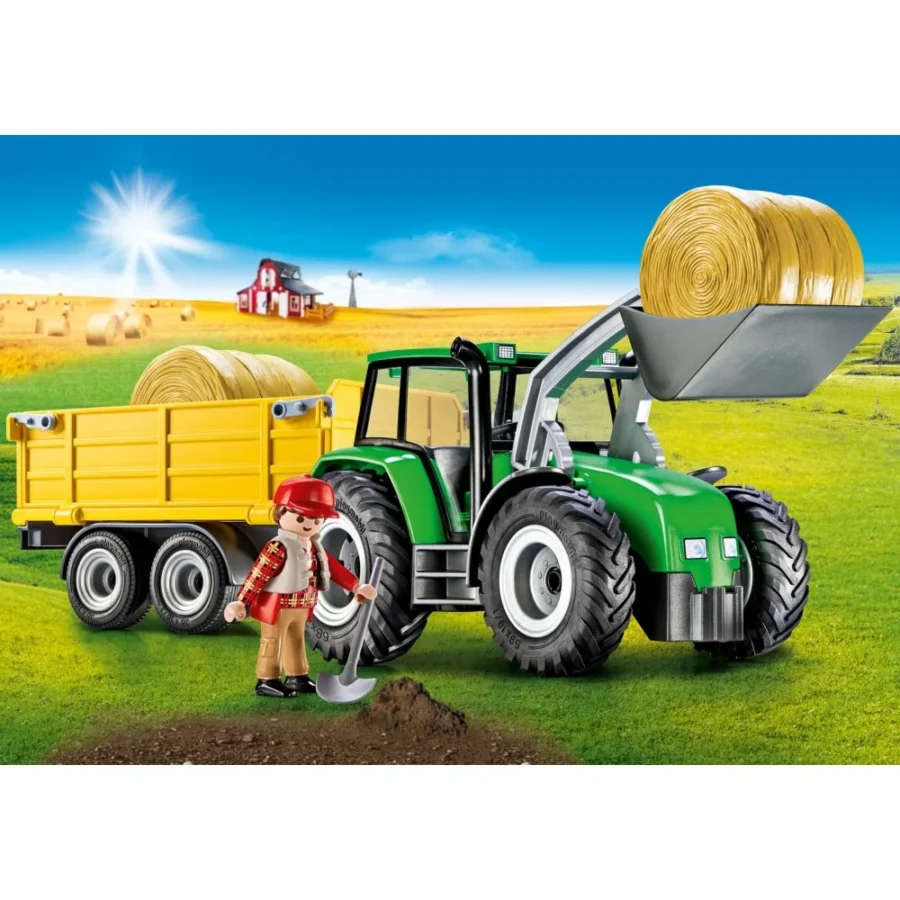Playmobil Traktor z przyczepą - obrazek 6
