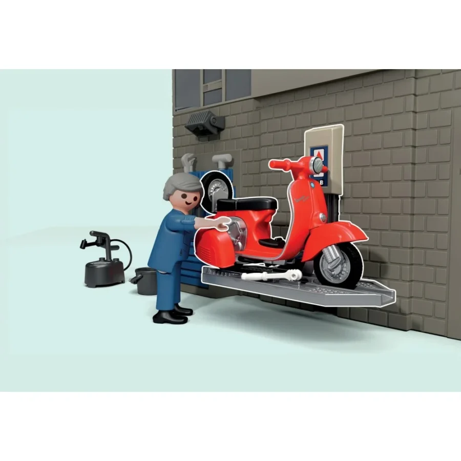 Playmobil Garaż Vespy z lat 60-tych - obrazek 3