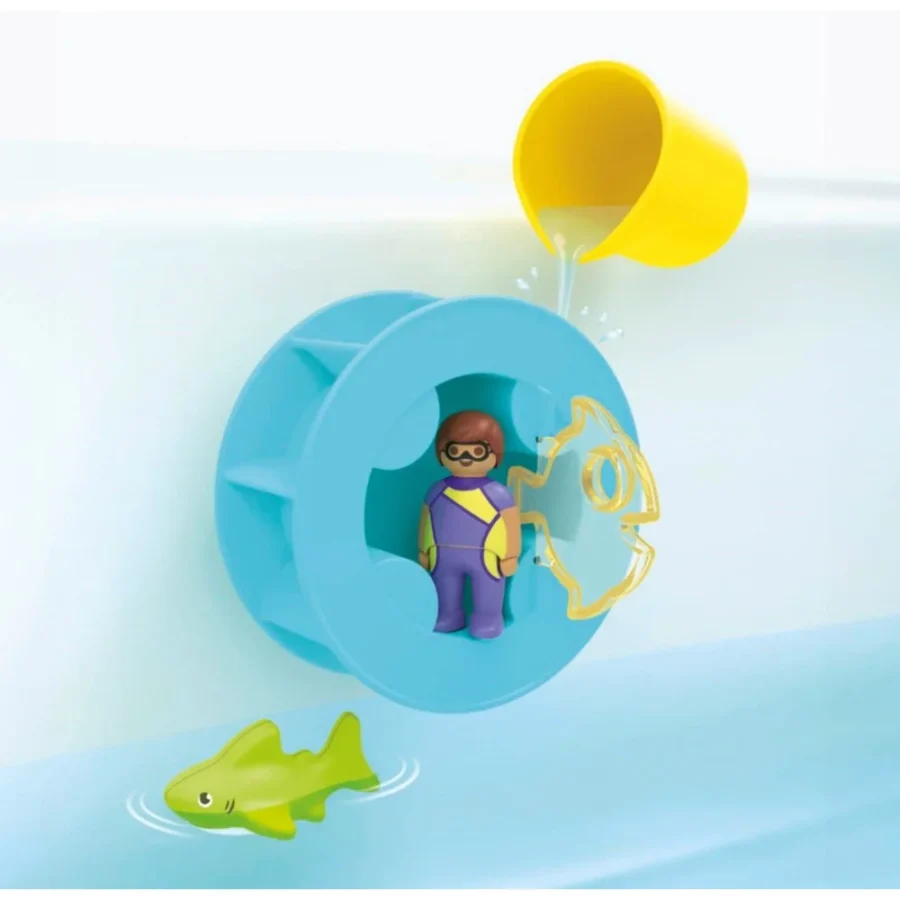 Playmobil JUNIOR AQUA: Młyn wodny z małym rekinem - obrazek 3